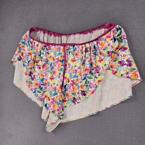 For Love And Lemons Sleep Shorts Size Medium Floral Cheeky Sexy Loose Comfy